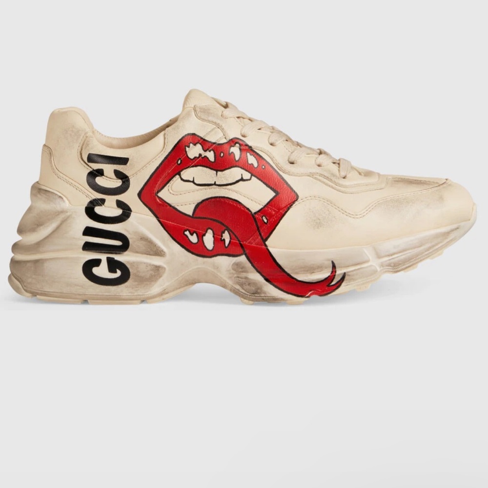 New!! Women's Rhyton sneaker with mouth print!!